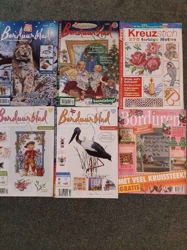 Borduurbladen, Ophalen of Verzenden, Zo goed als nieuw, Borduren en Naaien
