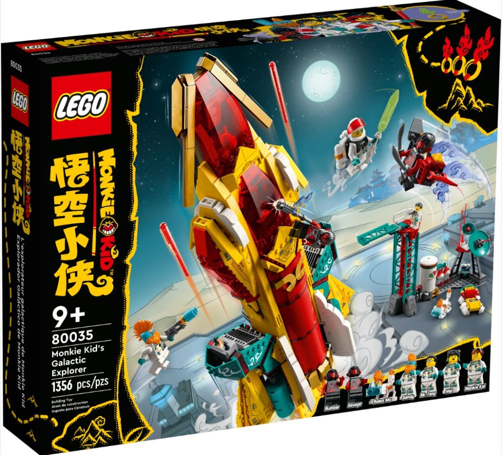 Lego Monkie kid ruimteraket (80035) NIEUW, Overige thema's, Nieuw, Ophalen of Verzenden, Complete set