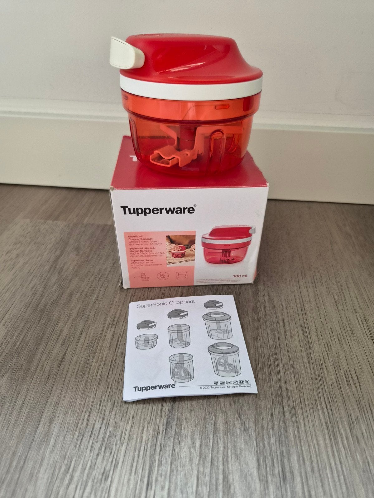 Tupperware Supersonic Chopper, 300 ml, Overige typen, Nieuw, Ophalen of Verzenden