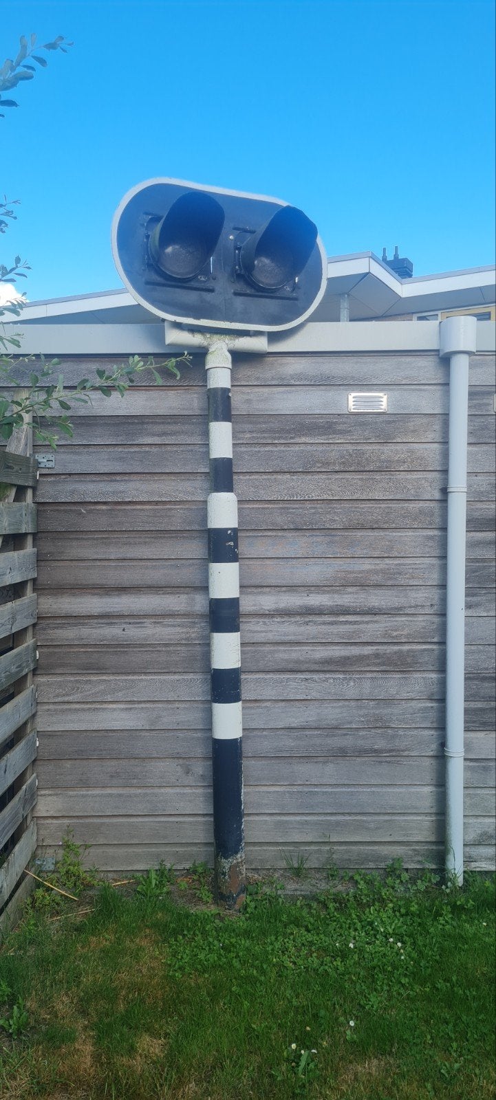 Oud spoorwegsein - Decoratief object, Tuin en Terras, Tuinbeelden, Ophalen, Gebruikt, Overige typen