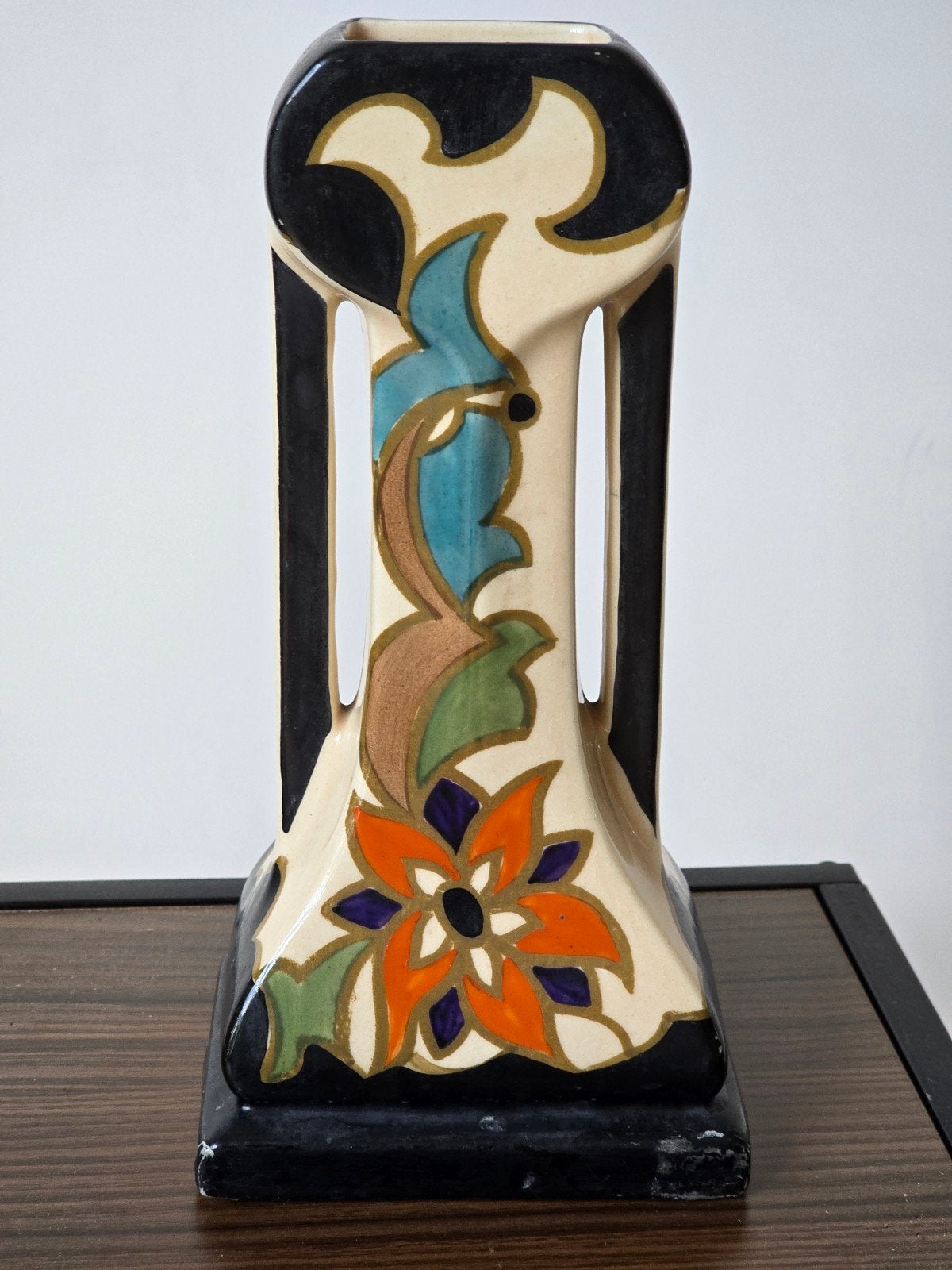 Art Deco Vaas - Bihl / Vedera Tsjechoslowakije c. 1930 - Mod, Ophalen of Verzenden