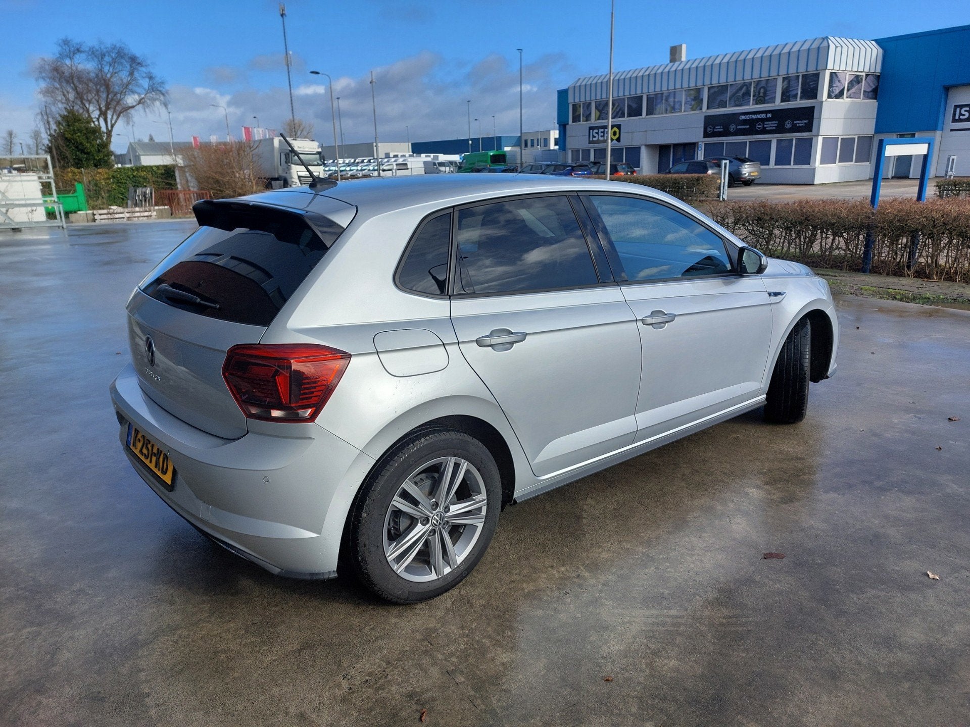 Volkswagen Polo 1.0 TSI Highline Business R Airco/ECC / NAV, Auto's, Voorwielaandrijving, Gebruikt, 49 €/maand, Origineel Nederlands