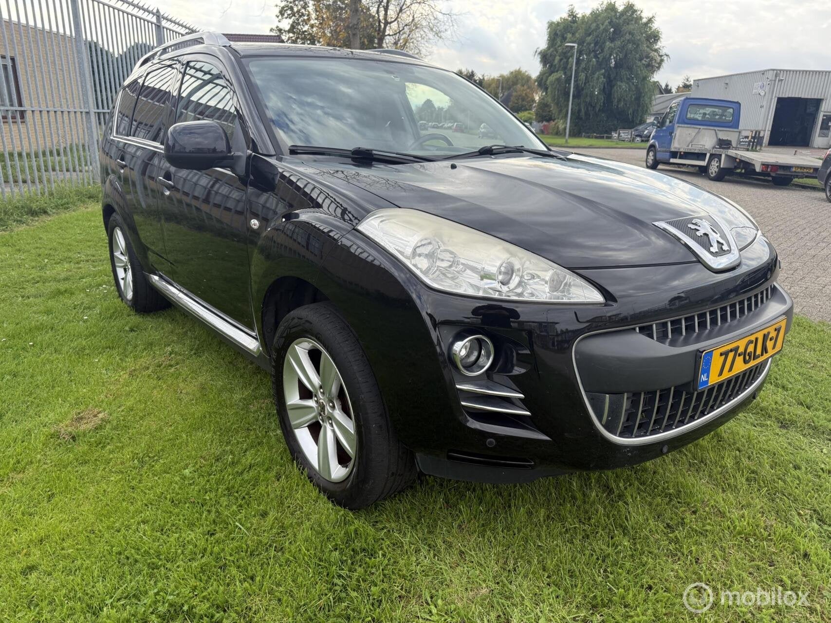Peugeot 4007 2.4 ST 7p.| LPG g3| Leer| cruise control, Auto's, Gebruikt, Zwart, 4 cilinders, 7 stoelen