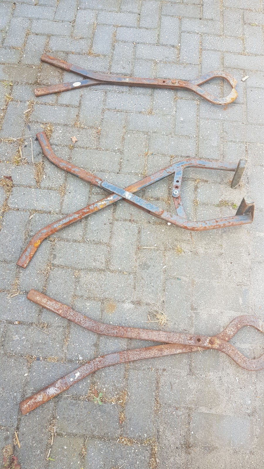 bandentang trottoirbandentang, Ophalen, Gebruikt