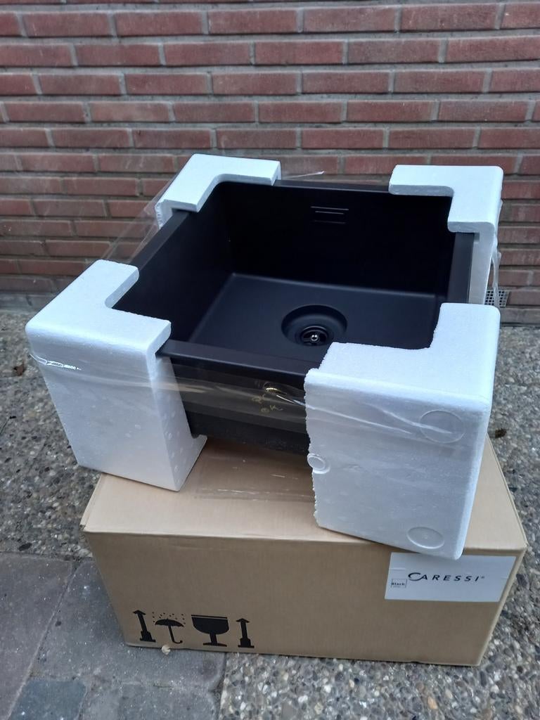 Aanrecht onderbouw spoelbak, Minder dan 50 cm, Zwart, Nieuw, Ophalen of Verzenden