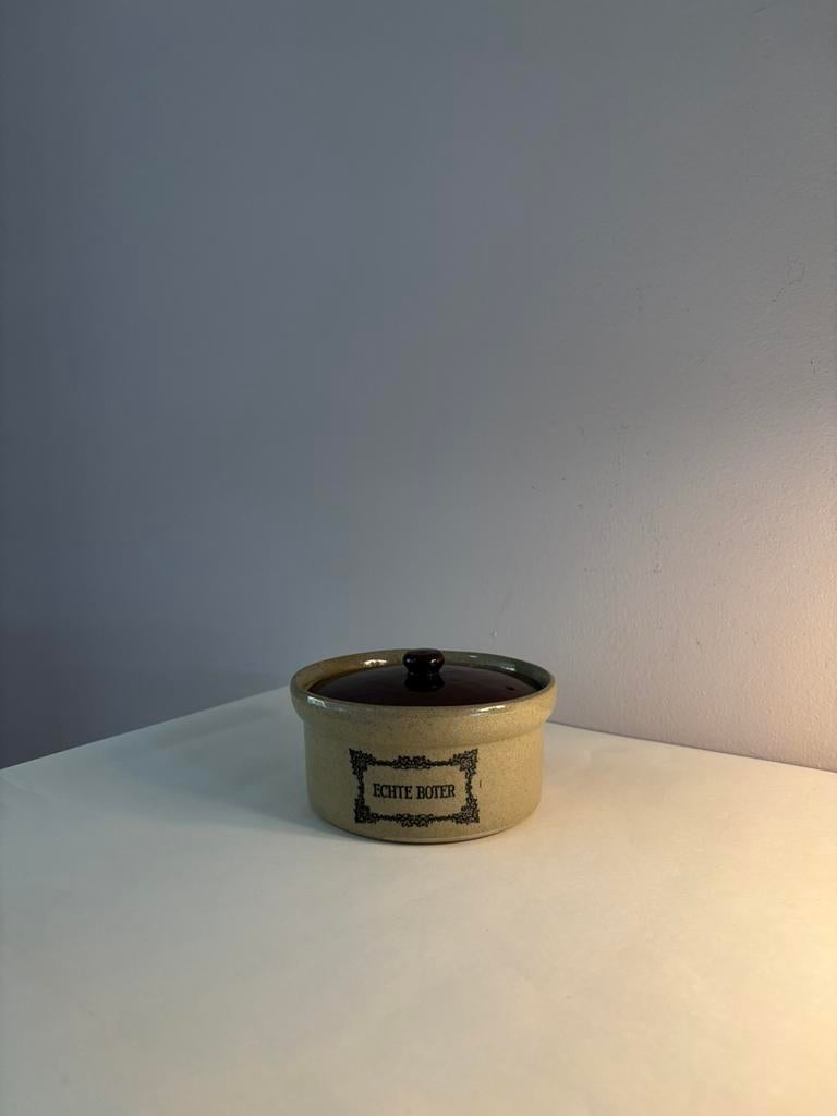 Vintage Moira England botervloot rond, Verzenden