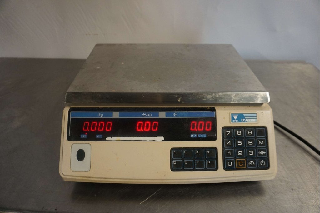 Winkelweegschaal, weegschaal DS-788, Gebruikt, Winkelweegschaal, 1 tot 500 gram, Niet ingevuld