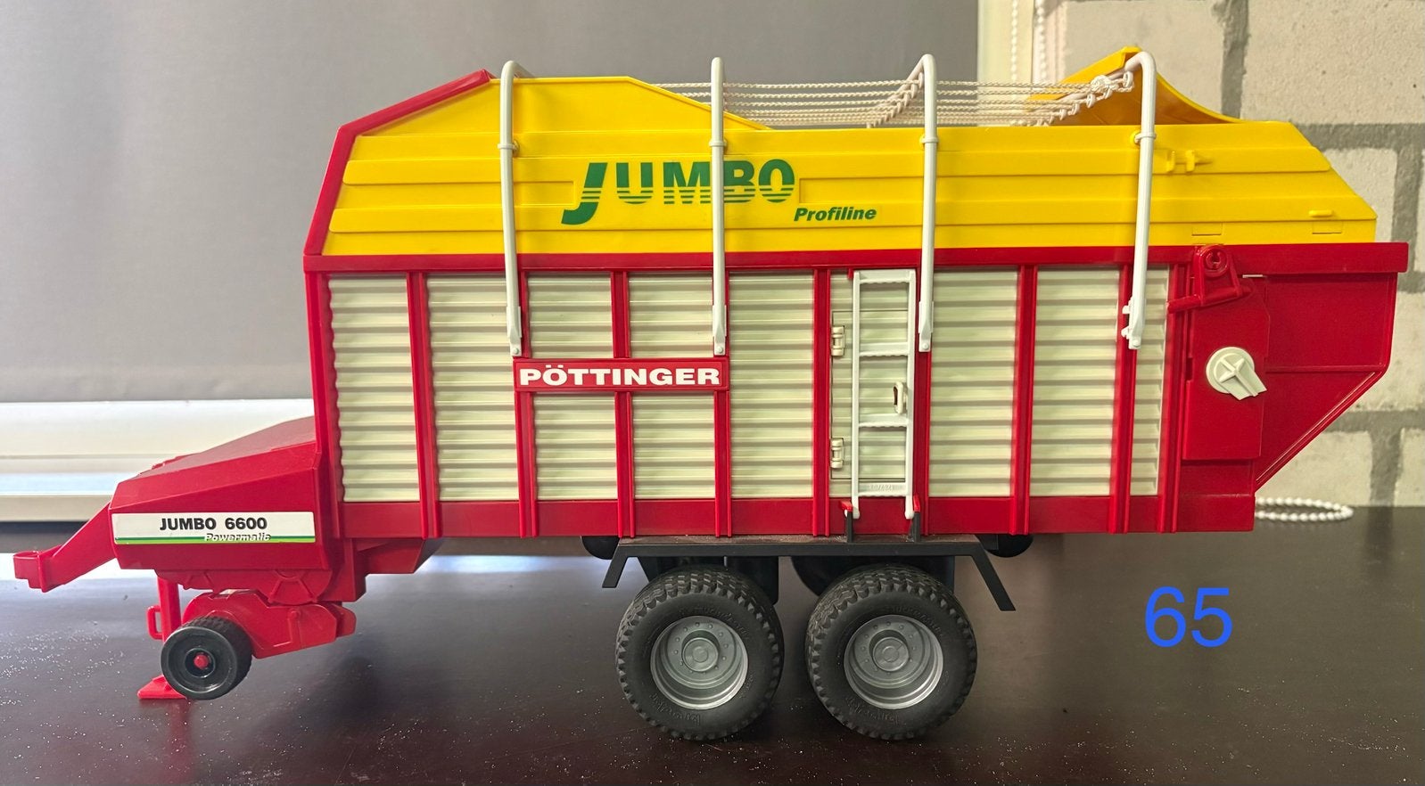 Bruder opraapwagen, Ophalen, Gebruikt