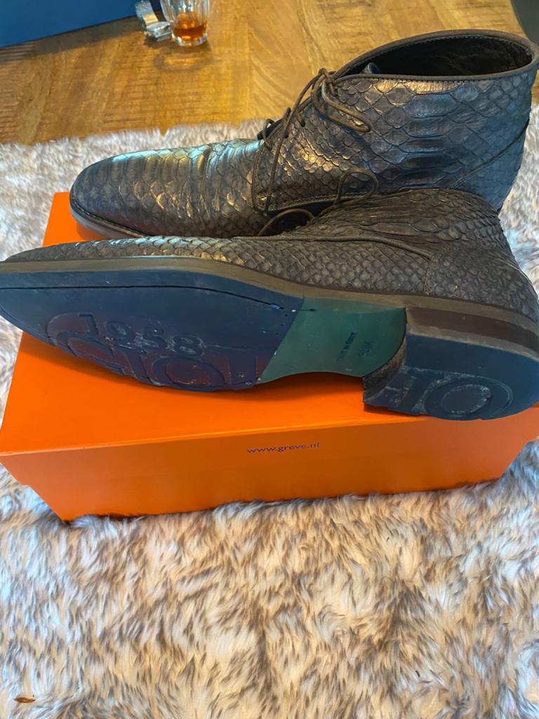 Gorigio Heren Boots Slangenleer - Maat 44, Kleding | Heren, Schoenen, Ophalen of Verzenden, Zo goed als nieuw, Overige kleuren