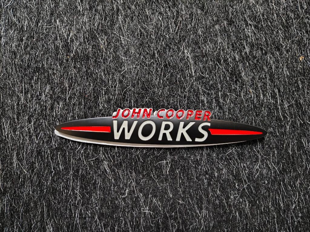 Embleem Mini Cooper S/ JCW / John Cooper Works, Auto-onderdelen, Verzenden, Nieuw, Mini
