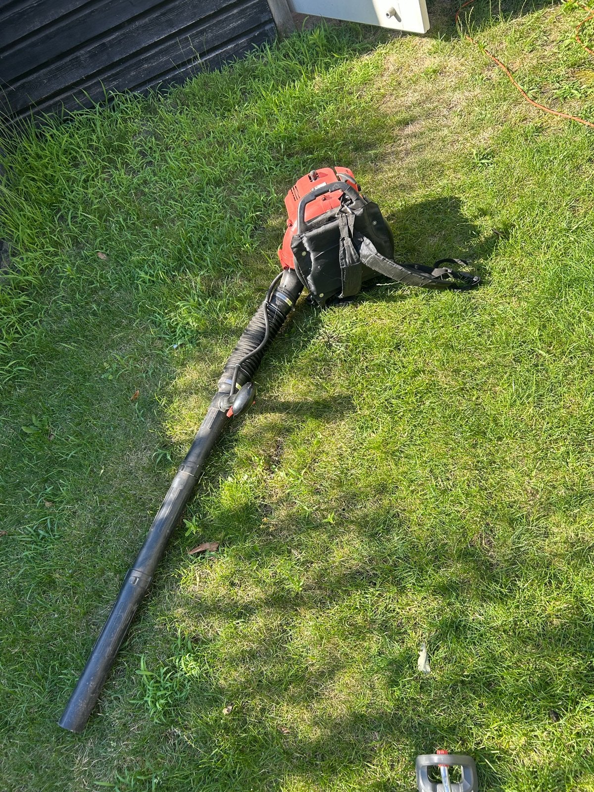 Bladblazer Rug Benzine BRB-30, Tuin en Terras, Bladblazers, Ophalen, Gebruikt, Benzine, Ruggedragen