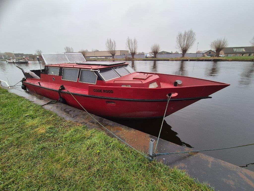 Rode Beachcraft boot te koop, Watersport en Boten, Motorboten en Motorjachten, Ophalen, Gebruikt