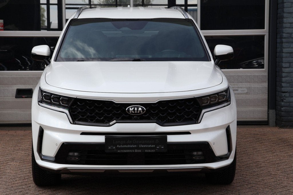 Kia SORENTO 1.6 PHEV $WD Sense, leder, panaramadak, Auto's, Gebruikt, Met garantie (alle), Wit, Leder