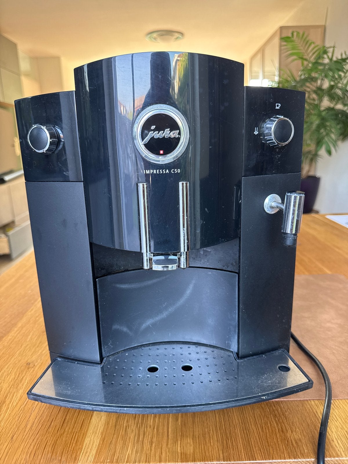 Jura Impressa C50 Koffiemachine - Gebruikt, Witgoed en Apparatuur, Koffiezetapparaten, Ophalen, Afneembaar waterreservoir, Gebruikt