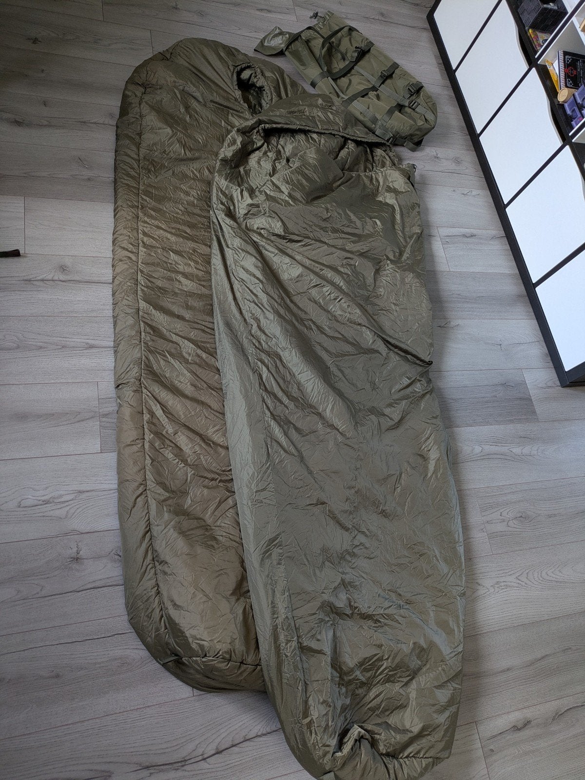 Koninklijke Landmacht Slaapzak Modular L met Muskietennet, Ophalen of Verzenden, Gebruikt