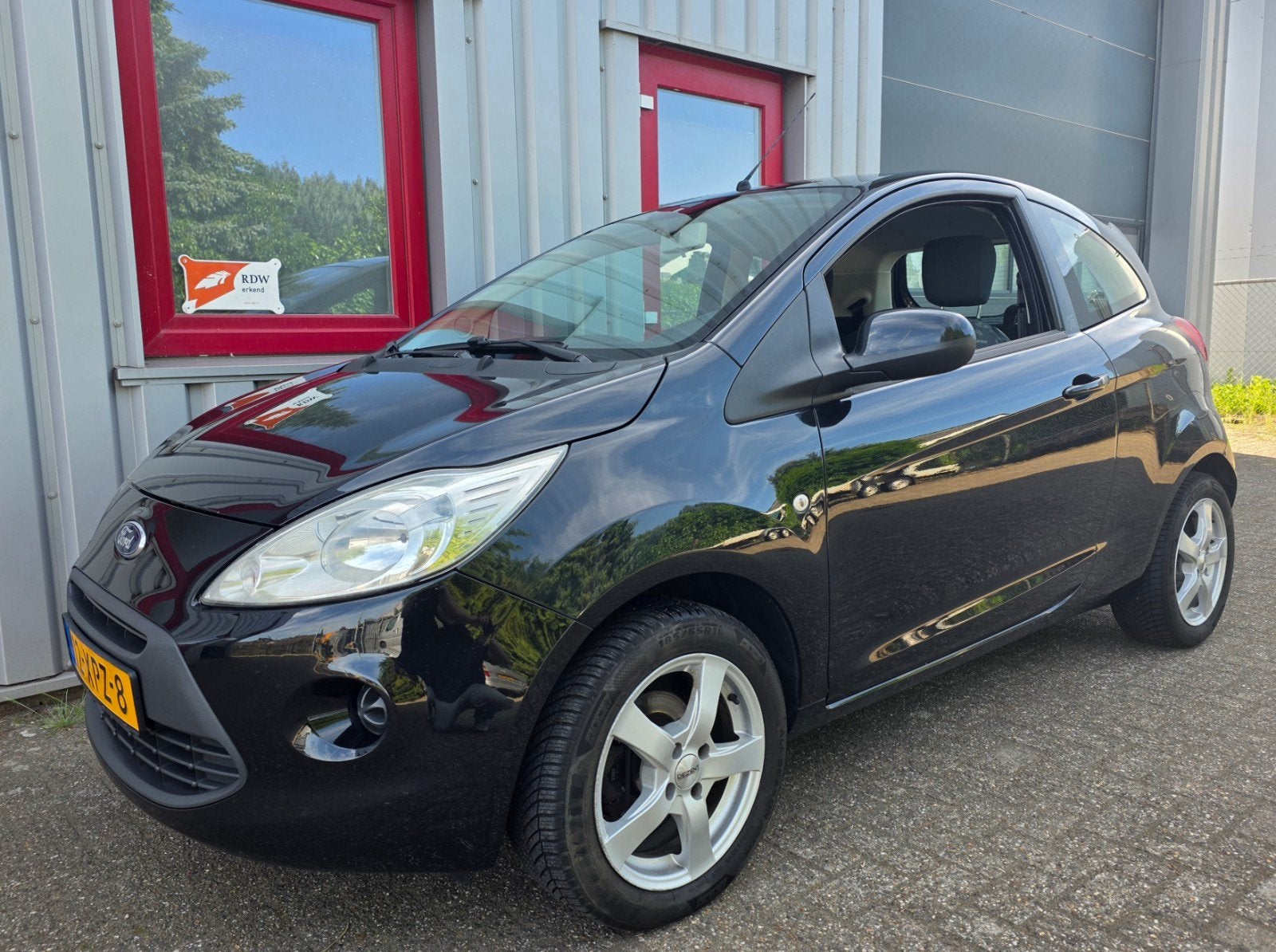 ✅ Ford Ka 1.2 2012 Zwart, Airco, Nw. D.Riem. APK 2027 NAP!, Auto's, Ford, Bedrijf, Ka, ABS, Airbags, Airconditioning, Centrale vergrendeling