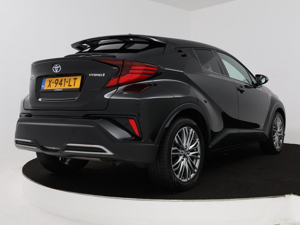 Toyota C-HR 2.0 Hybrid Executive | Navigatie | JBL | BLS |, 12 maanden, 4 cilinders, Leder en Stof, Zwart