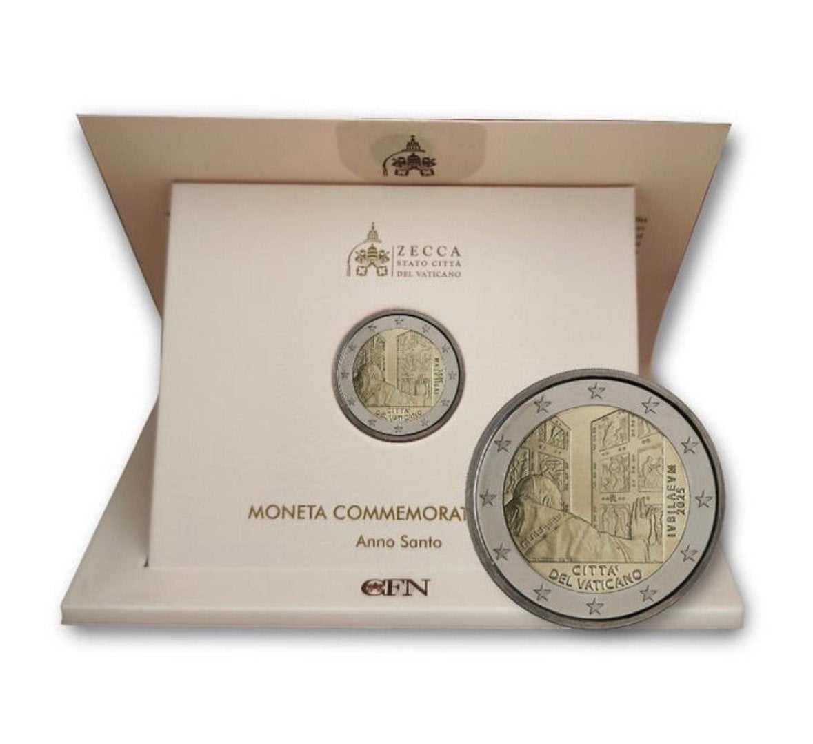 2 Euro Vaticaan 2025 Holy Year BU Blister, Ophalen of Verzenden, Vaticaanstad, 2 euro