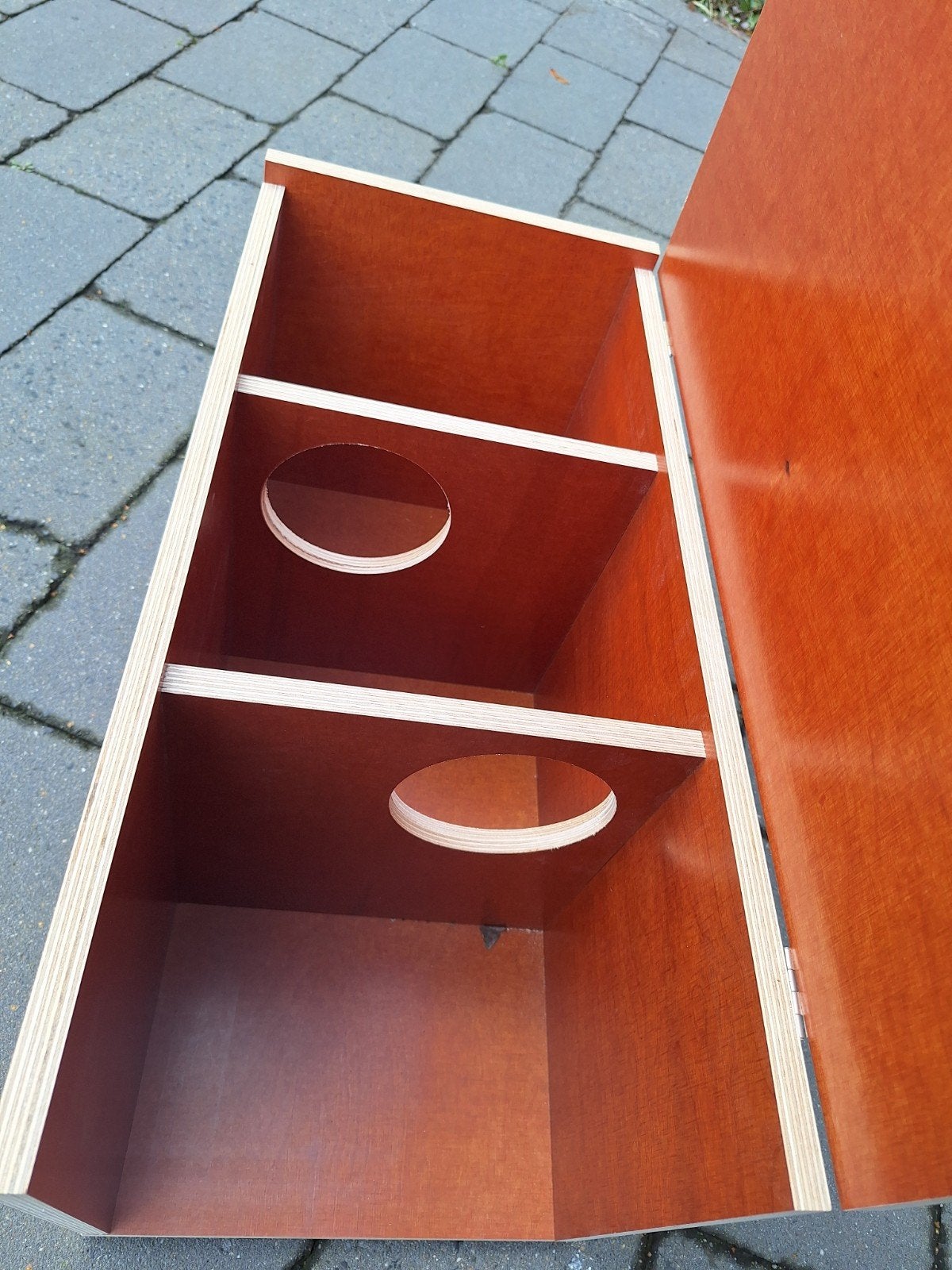 te koop steenuil nestkast, Ophalen