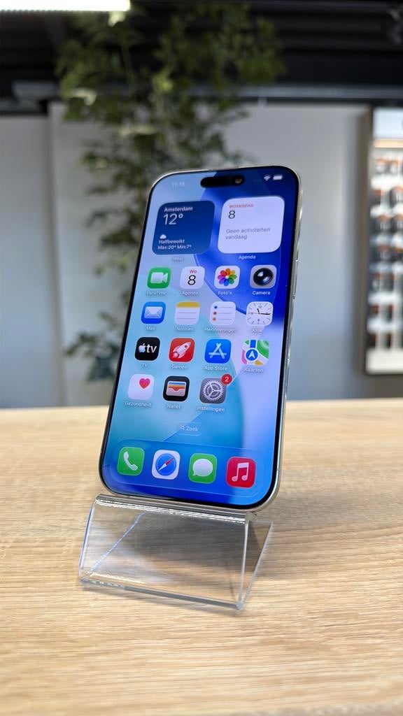  iPhone 16 Pro 128GB Naturel Titanium - Als Nieuw, Telecommunicatie, Mobiele telefoons | Apple iPhone, 128 GB, Ophalen of Verzenden
