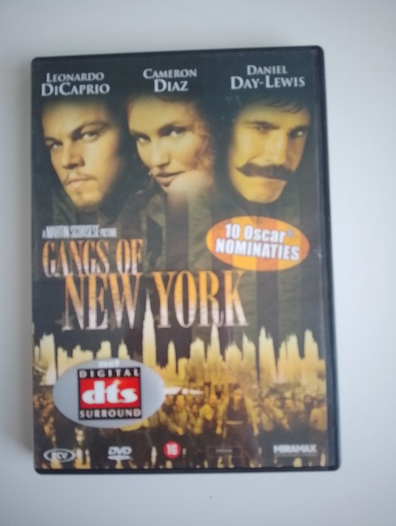 Gangs of New York - DVD, Alle leeftijden, Ophalen of Verzenden, Zo goed als nieuw