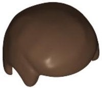 Lego Brown Minifigure, Hair Male Smooth, Gebruikt, Lego, Accessoire, Ophalen of Verzenden