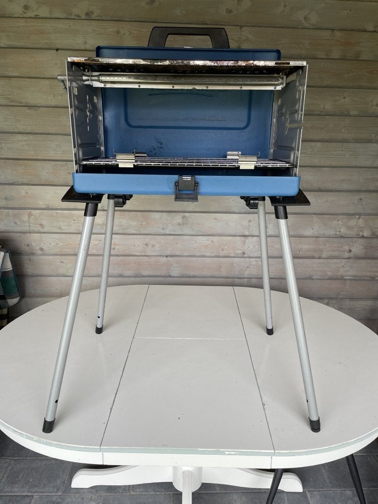 Campingaz kooktoestel met poten, Caravans en Kamperen, Kampeeraccessoires, Ophalen of Verzenden, Gebruikt