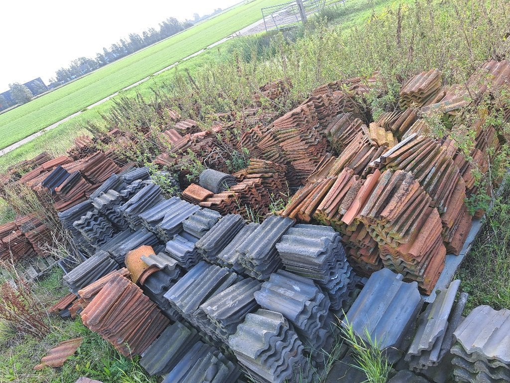 Dakpannen, Doe-het-zelf en Verbouw, Ophalen, Gebruikt, Steen of Klei, 15 m² of meer