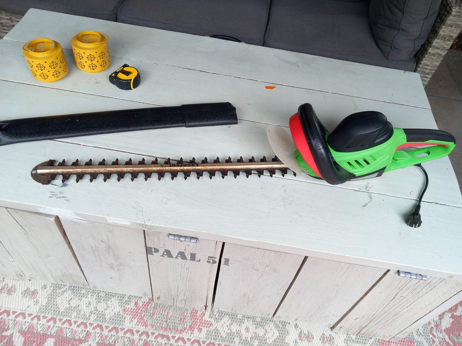 Florabest Heggenschaar FHT 600 E3 - Elektrisch, Ophalen, Gebruikt, Elektrisch, Florabest