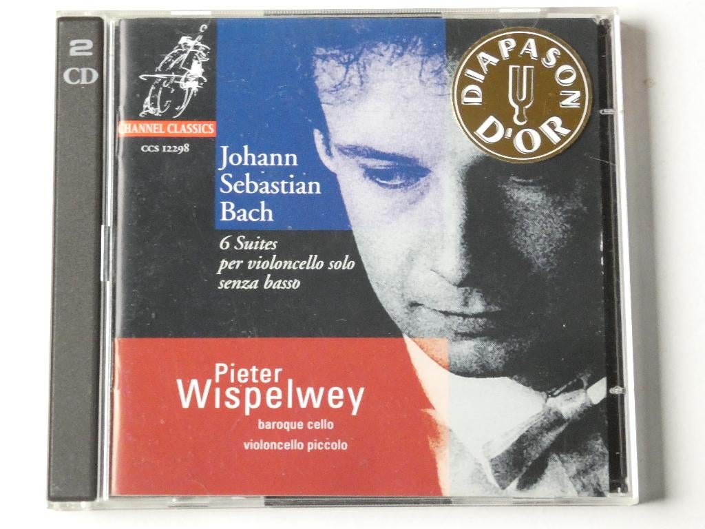 Pieter Wispelwey – 6 Suites Per Violoncello Solo Senza Basso, Verzenden, Classicisme, Gebruikt, Kamermuziek