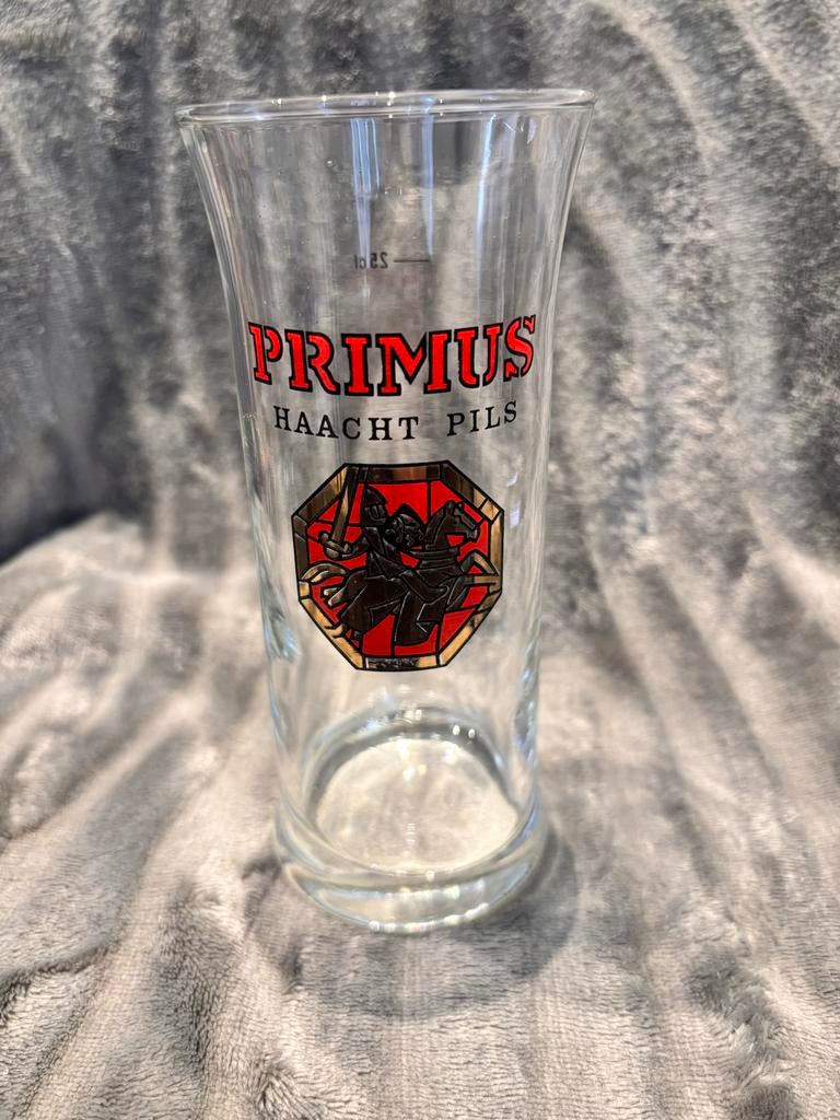 Primus Haacht Pils Bierglas - Vintage Verzamelobject, Verzamelen, Ophalen of Verzenden, Zo goed als nieuw, Glas of Glazen, Overige merken
