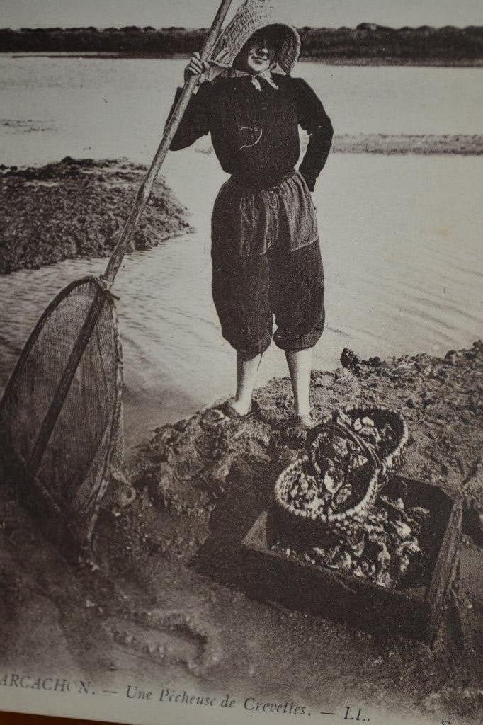 frankrijk 1915 vrouw visser garnalen, Ophalen of Verzenden, Voor 1920, Gelopen, Sterren en Beroemdheden
