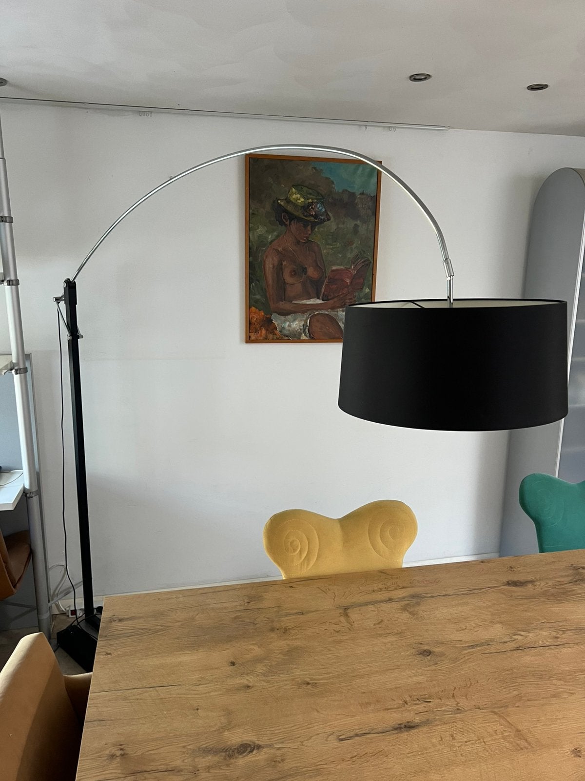 Vloerlamp / staande lamp zwart, Ophalen, 150 tot 200 cm