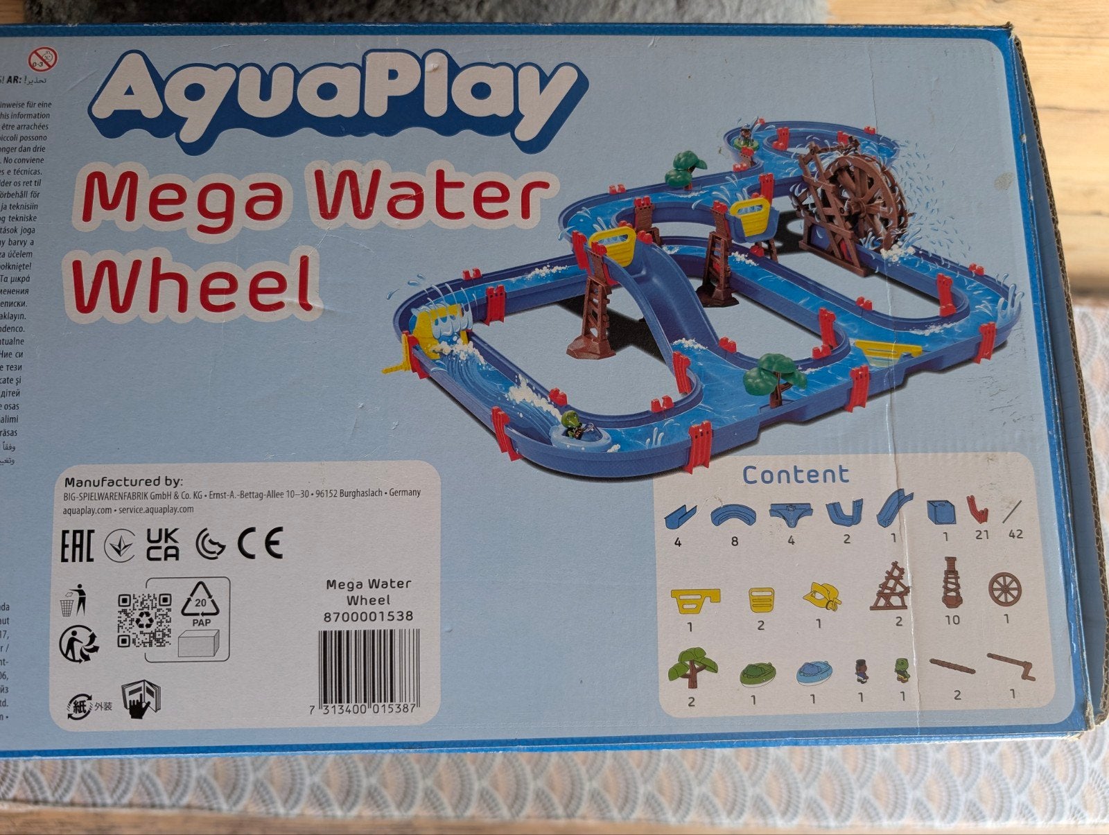 AquaPlay Mega Water Wheel waterbaan, Kinderen en Baby's, Speelgoed | Babyspeelgoed, Ophalen