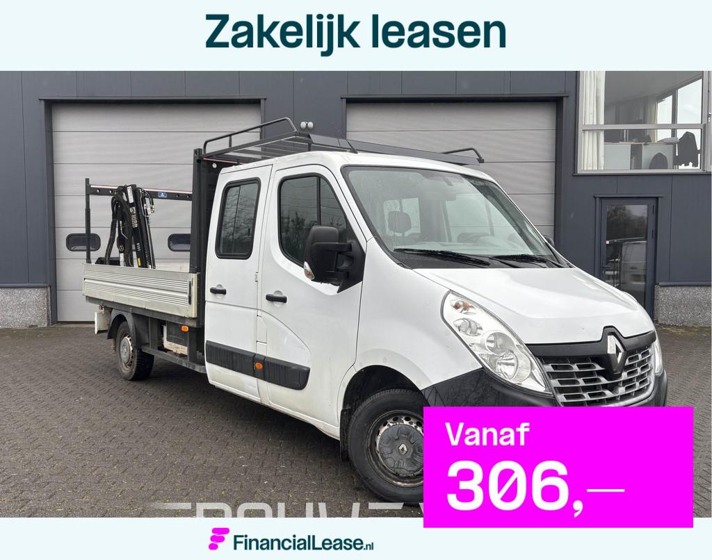 Renault Master Dubbel Cabine Hiab Laadkraan Imperiaal Trekha, Gebruikt, 4 cilinders, Renault, Origineel Nederlands