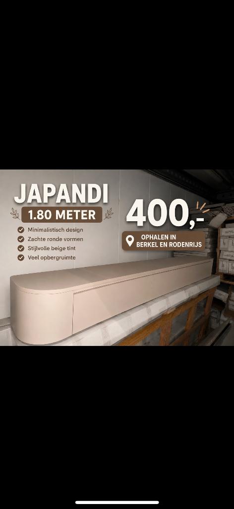 Japandi kast, Huis en Inrichting, Kasten | Televisiemeubels, Japandi, 150 tot 200 cm, Nieuw, Ophalen of Verzenden