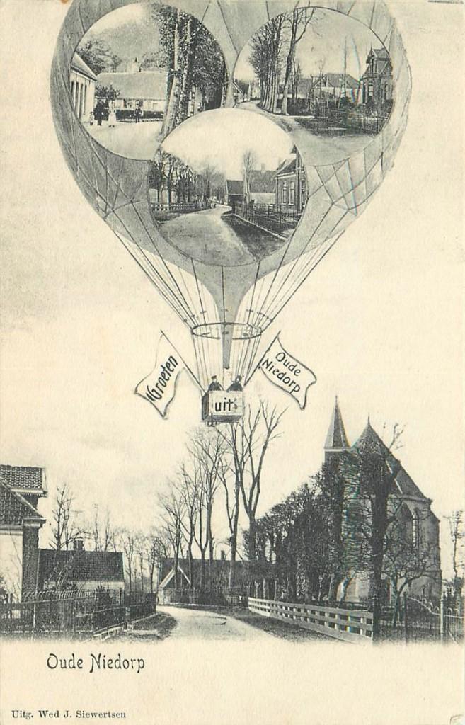 701-244-037 Oude Niedorp, Verzenden, Voor 1920, Noord-Holland