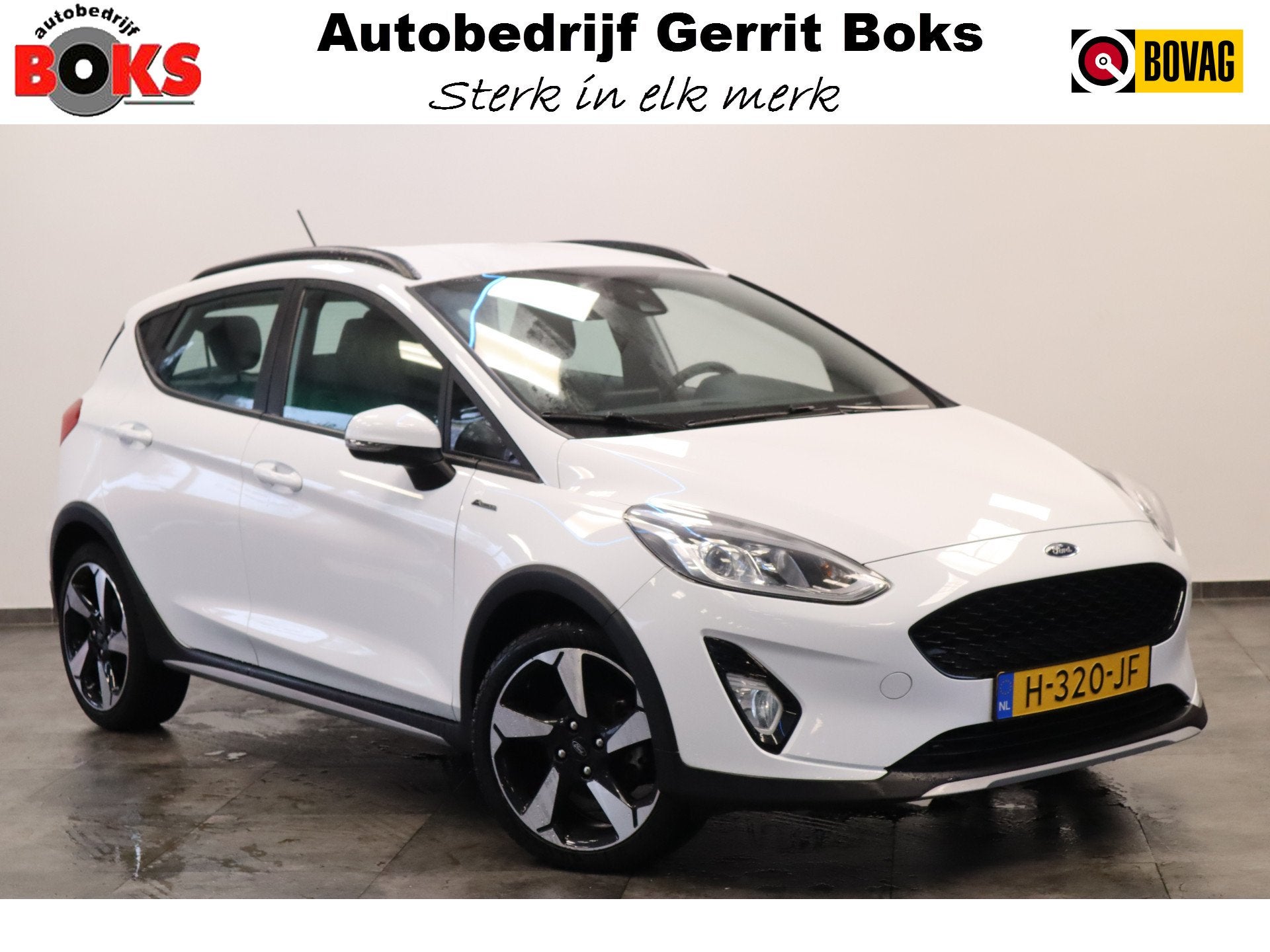 Ford Fiesta 1.0 EcoBoost Active X Navi Keyless Go PDC Cruise, Voorwielaandrijving, Stof, Gebruikt, Euro 6