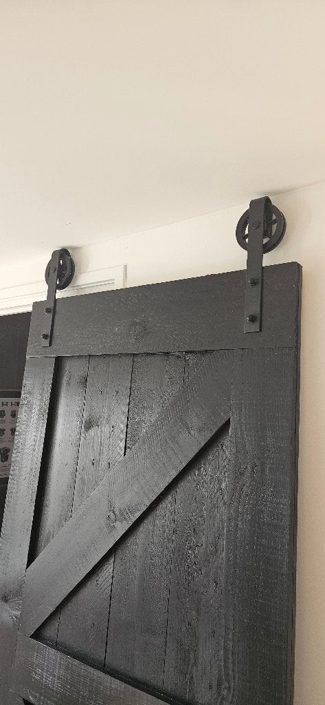 Rollers / wielen voor hangdeur, Ophalen of Verzenden, Zo goed als nieuw, IJzer, Overige typen
