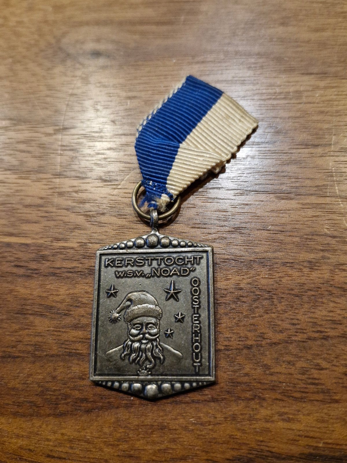 275 Kersttocht W.S.V. NOAD Oosterhout Medaille, Ophalen of Verzenden, Overige materialen