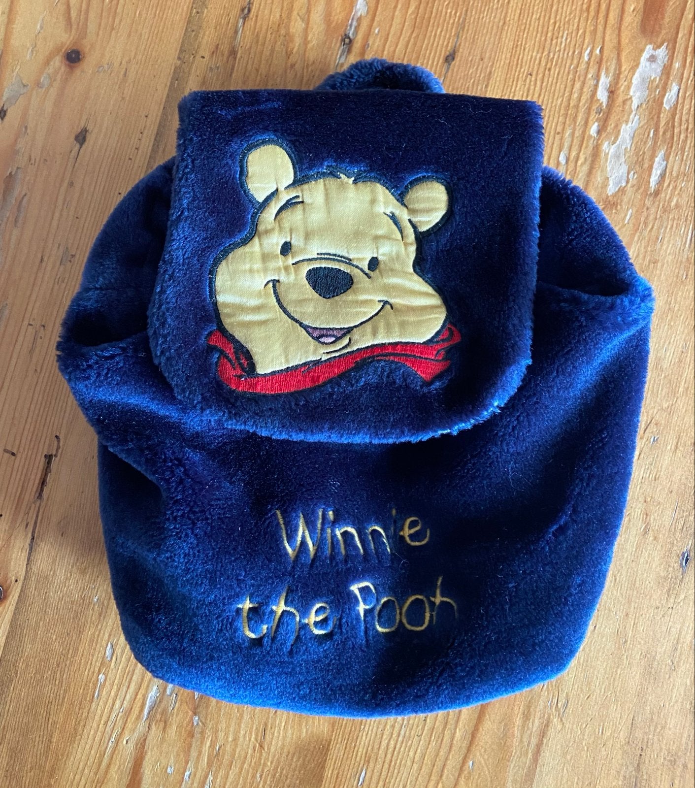 Winnie the Pooh Pluche Rugzak - Blauw, Ophalen of Verzenden, Gebruikt, Blauw, Overige merken