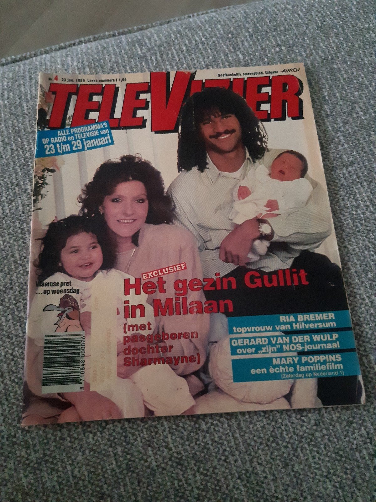 04.Televizier 1988. Ruud Gullit. Ria Bremer. Mary Popins. Ge, Verzamelen, Verzenden, 1980 tot heden, Tijdschrift
