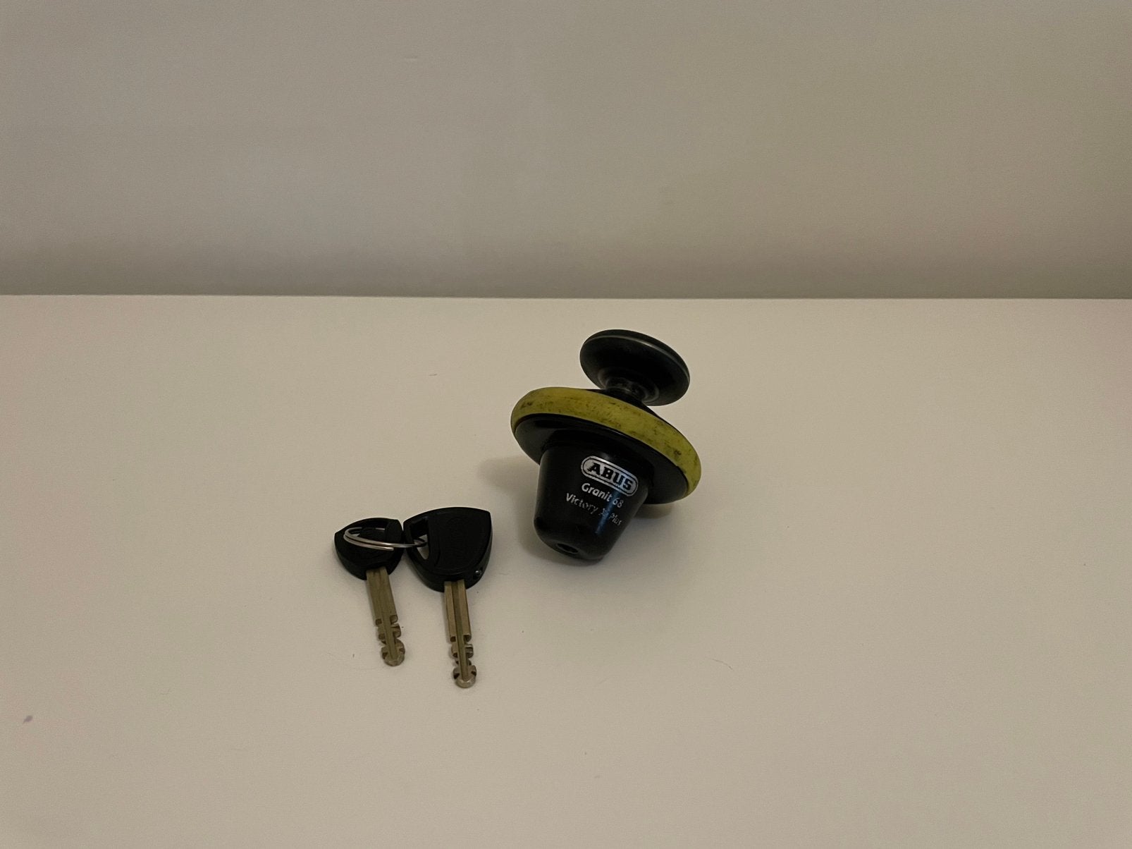 Abus Granit 68 schijfremslot, Ophalen of Verzenden, Gebruikt