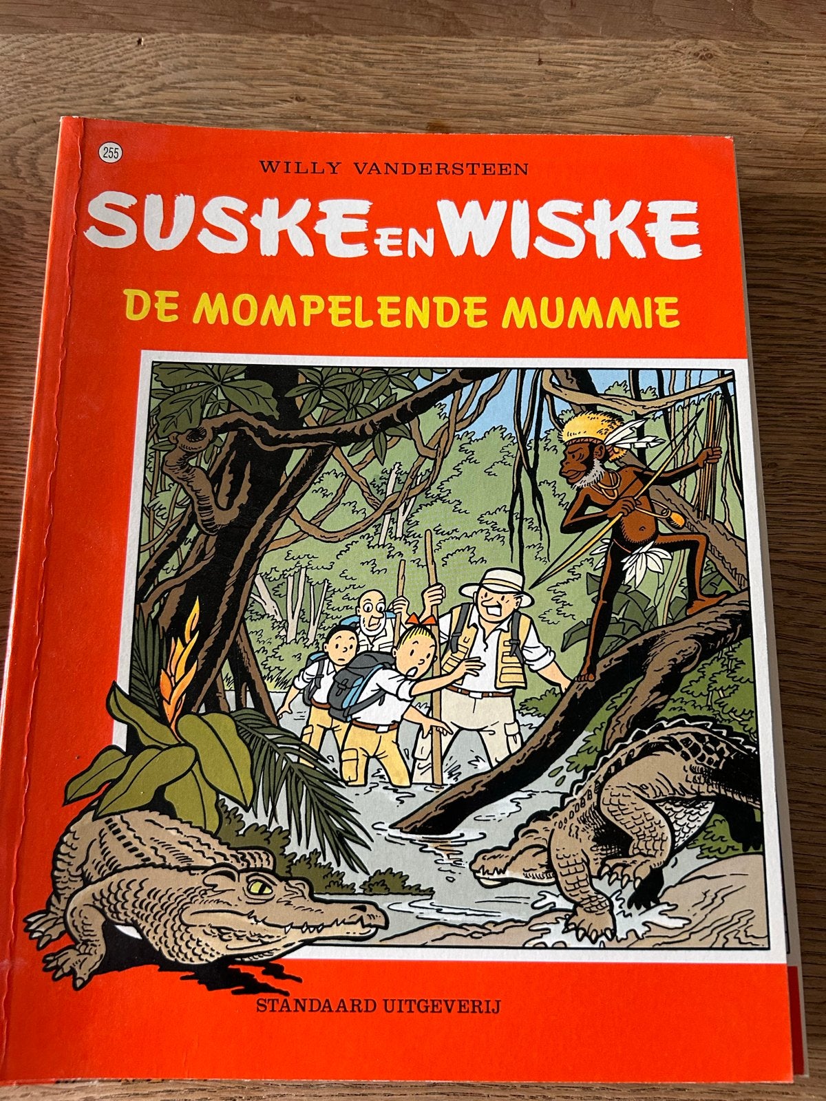 Suske en Wiske - De Mompelende Mummie 255 (1e druk), Boeken, Stripboeken, Eén stripboek, Ophalen of Verzenden, Gelezen
