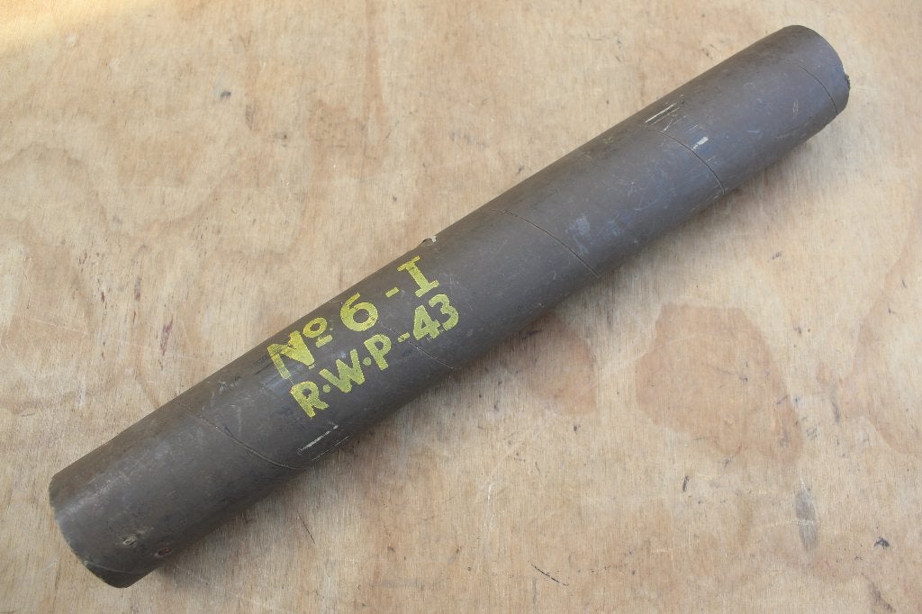 Britse 40mm Bofors Kartonnen Munitie Verpakking 1943, Ophalen of Verzenden, Engeland, Overige typen