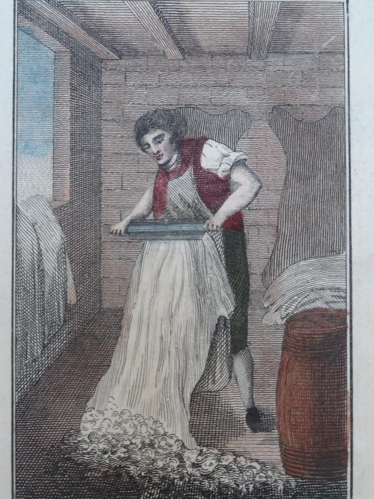 gravures leerlooier en leerbewerker J, en C. Luyken 18e eeuw, Dagelijks leven, 1800 - 1899, Verzenden, Gravure