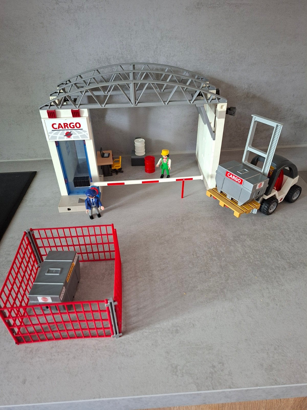 Playmobil 4314 Cargo Vrachtloods met Heftruck, Complete set, Overige typen, Ophalen of Verzenden, Zo goed als nieuw