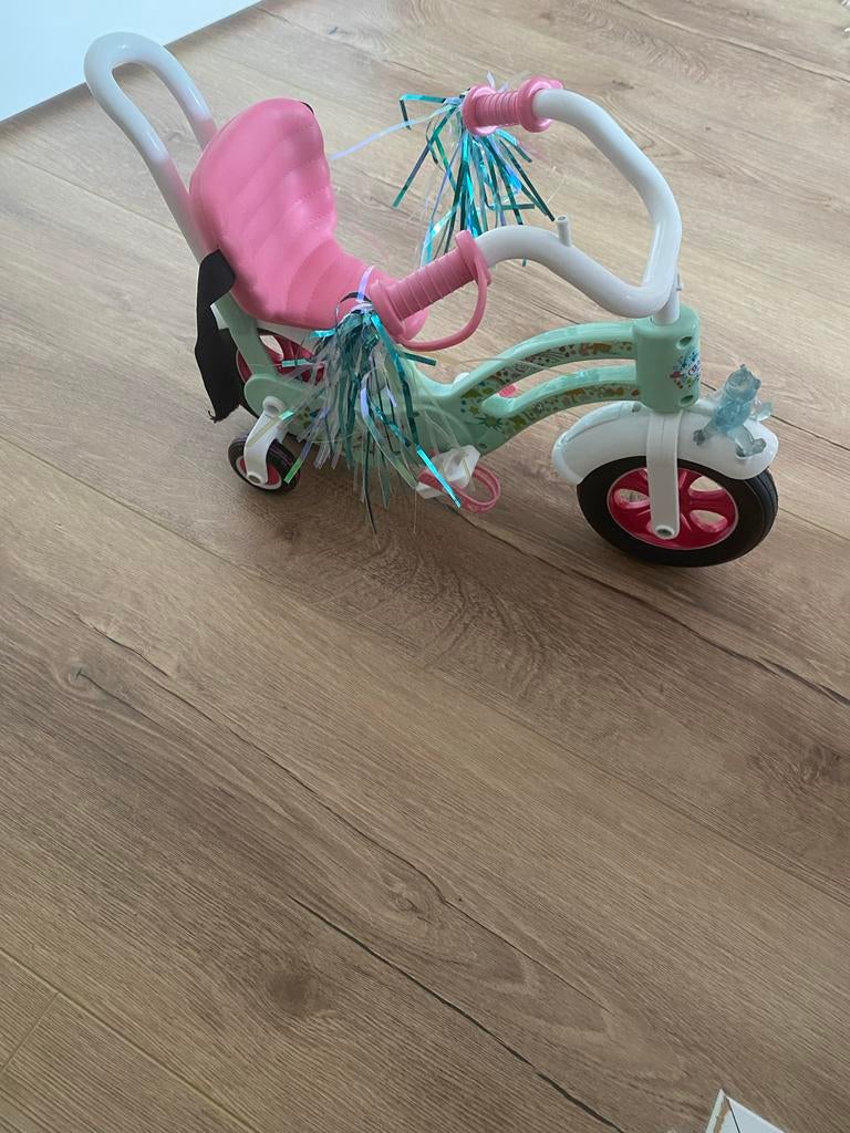 Leuke driewieler voor poppen - Roze en mintgroen, Ophalen, Gebruikt, Overige typen