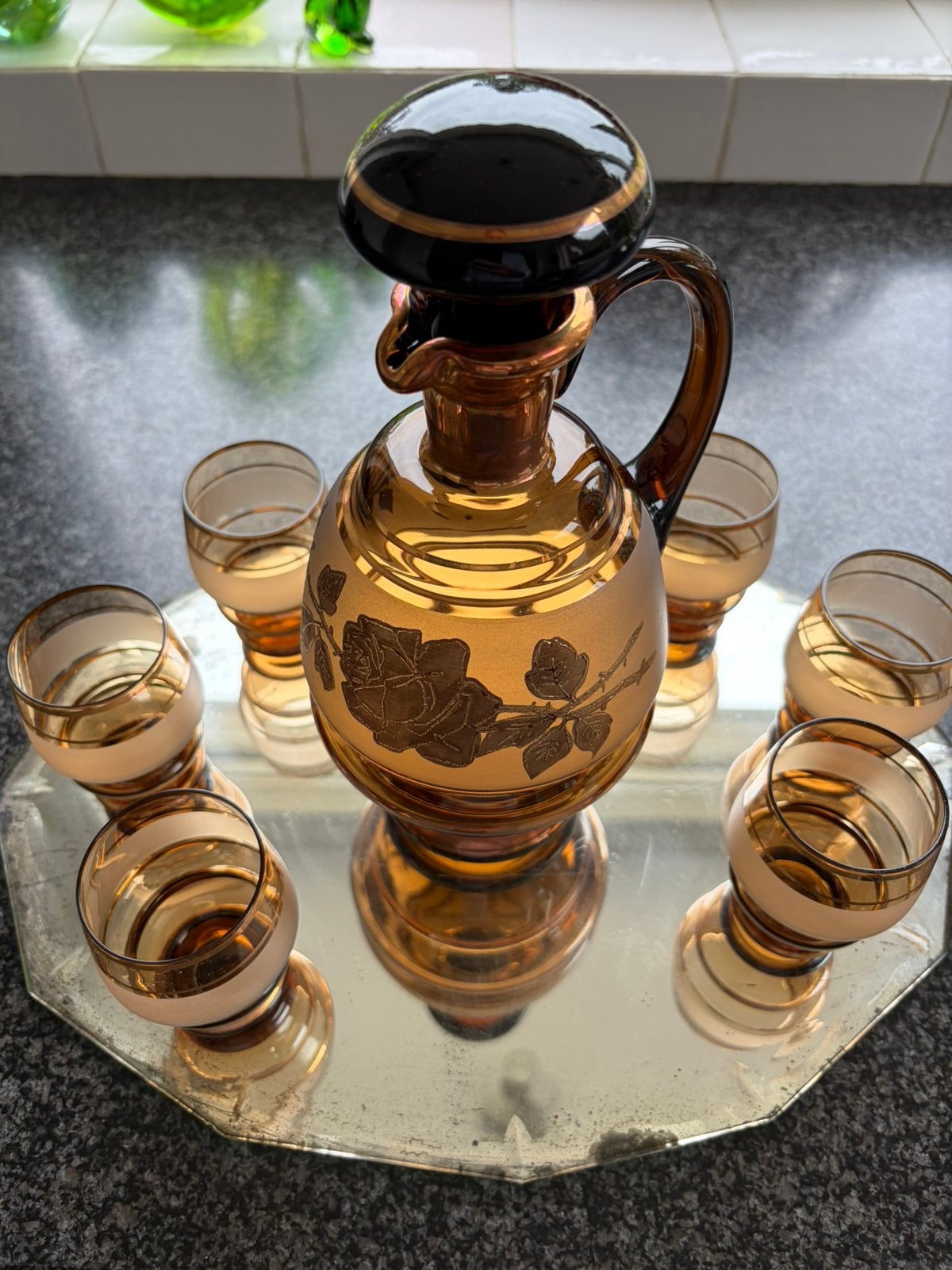 Glas, Ophalen