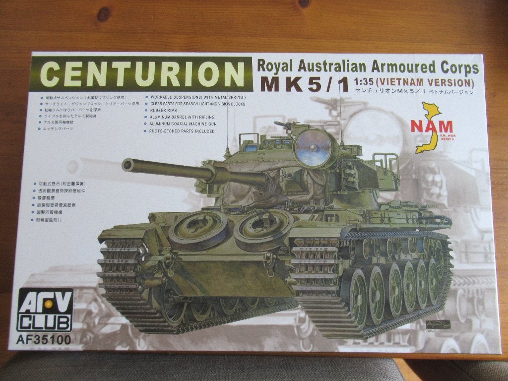 Centurion Mk.5/1 (AFV 1/35) + track link set, Hobby en Vrije tijd, Modelbouw | Auto's en Voertuigen, Overige merken, Tank, 1:32 tot 1:50